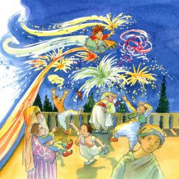 Großes Feuerwerk