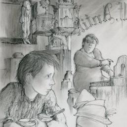 Septimus und seine ständig nörgelnde Arbeitgeberin Septimus und seine ständig nörgelnde Arbeitgeberin