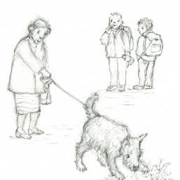 Manche Hunde sind einfach zu groß... Manche Hunde sind einfach zu groß...