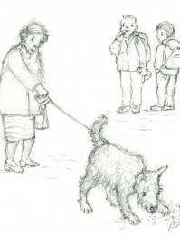 Manche Hunde sind einfach zu groß...