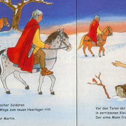 Martin begegnet dem Bettler. Martin begegnet dem Bettler.
