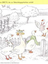 G wie Gans und Geburtstag