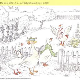 G wie Gans und Geburtstag